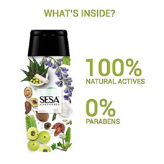 Sesa Аюрведический лечебный шампунь для контроля выпадения и роста волос 200мл