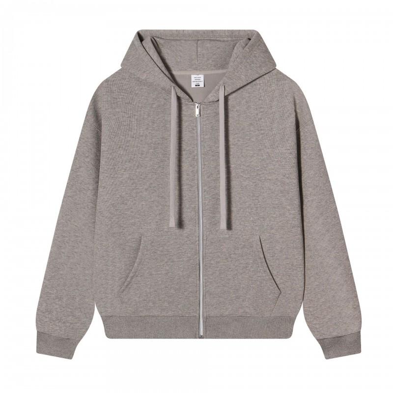 Oversized Heavyweight 350g Cotton Hoodie Men Women Casual Streetwear Pullover Sweatshirt