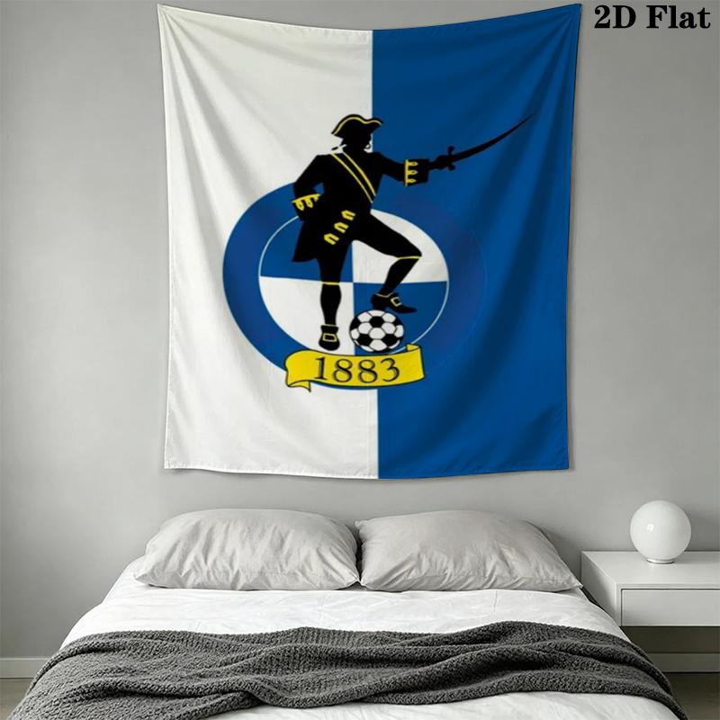 Bristol Rovers fc Wall Tapestry Aesthetic Wall Hanging Printed Fabric Blanket Decorative Tapestries for Bedroom Living Room Home Decor