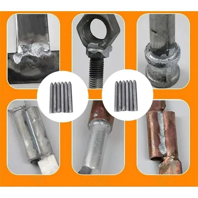 Universal Welding Rod HotLow Temperature Cored Electrode Vacuum Welding Steel Universal Copper Aluminum Welding 3/6Pcs