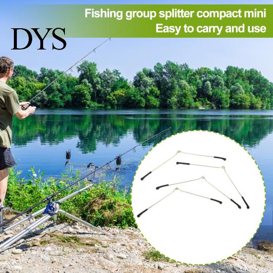 Hassle-free Fishing Line Splitter 20Pcs Splitters Rustproof Corrosion Resistant Mini Size Easy to Carry Space Bean Swivel Tool Accessory