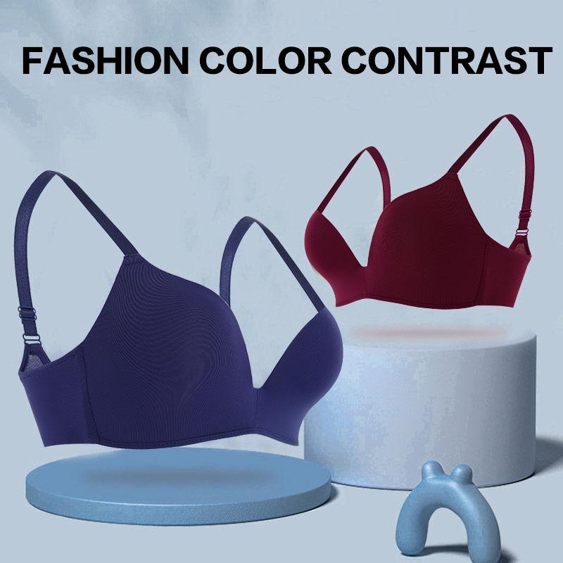 Seamless Bras For Women Push Up No Wire Brassiere A B Cup Underwear Sexy Bralette Three Quarters Lingerie
