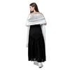 240*65cm Extra-long Women's Silky Satin Shawls and Wraps, Lightweight Head Scarves, Evening Pashmina Vintage Sheer Stole