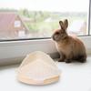 Rabbit Litter Box Corner Pan 25x17x10cm Easy To Clean Pee Tray Small Animals