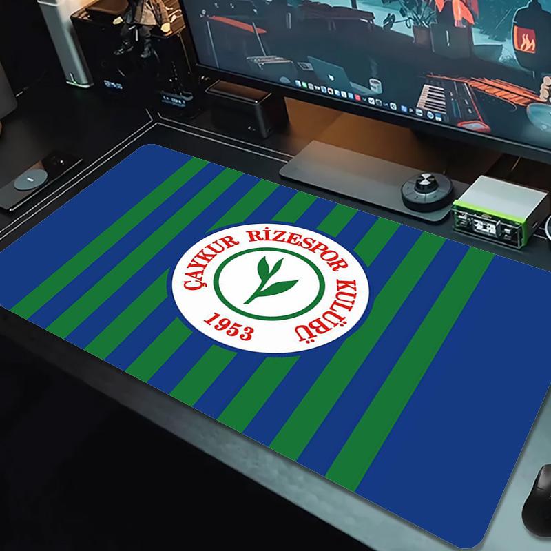 Коврик для мыши Caykur Rizespor Большой игровой коврик для стола Нескользящий Коврик для ноутбука и планшета XXL Коврик для мини-ПК Игровой коврик С заблокированным краем