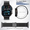 1 шт. ремешок для Apple Watch Milanese Loop для Apple Watch S10 46 мм 42 мм Ultra 2 49 44 45 41 40 38 мм металлический ремешок для часов IWatch 10 9 6 5 SE 7 8 4 3 браслет