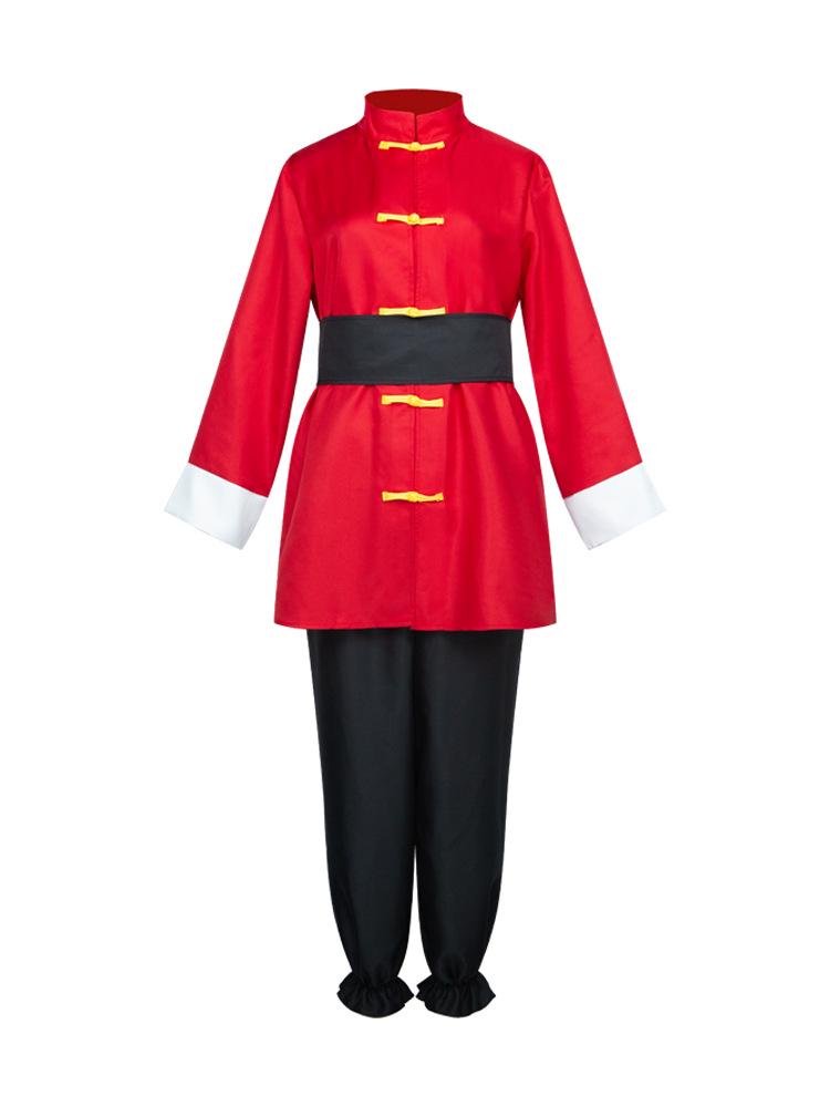 Костюм для Хэллоуина Ranma Saotome – Тренировочный костюм в китайском стиле для сценического выступления
