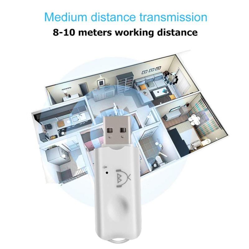 Внешний USB-совместимый с Bluetooth музыкальный приемник Беспроводной аудиоадаптер с совместимым микрофоном
