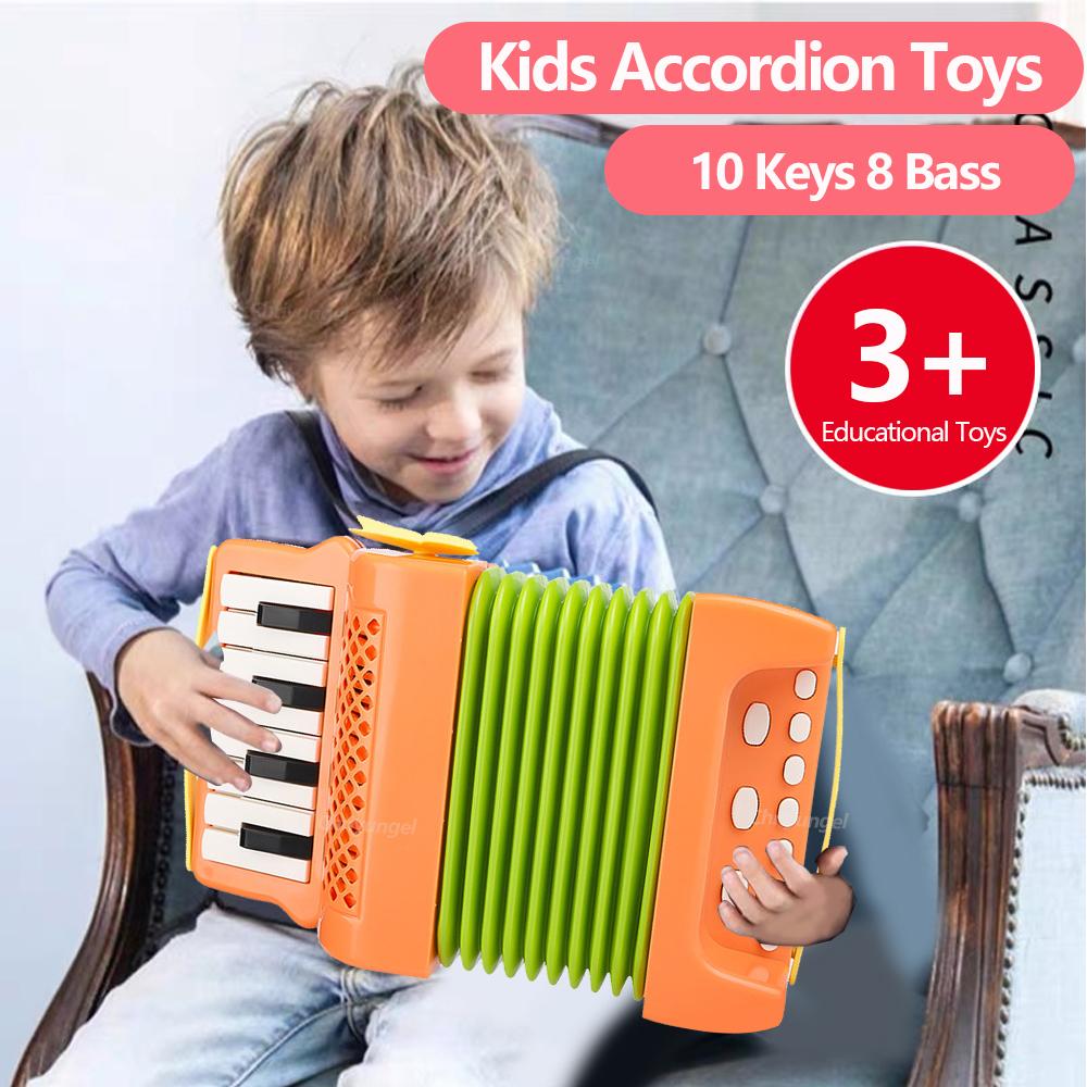 Accordion Toy for Kids Musical Indoor and Outdoor Playing Musical Instrument Educational Toys Gifts for Toddlers Boys Girls
