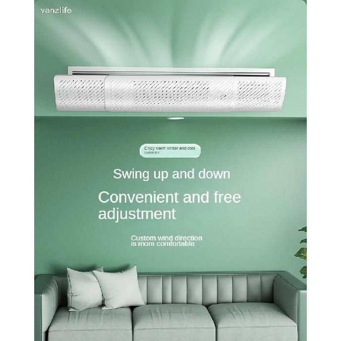Central Air Conditioning Windshield Anti-Direct Blowing Adjustable Air Outlet Universal Air Conditioner Baffle Wind Deflector