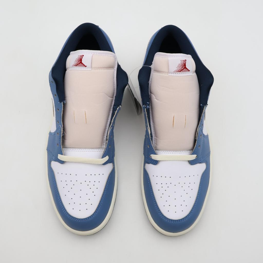 HM3711-144 Nike Air Jordan 1 Low Белый Aegean Storm