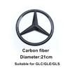 1Pcs ABS Car Front Grille Badge for Mercedes Benz W204 W205 W210 W211 W212 W213 C E Class GLA GLK ML GLC GLE Decal Cover Emblem AT1