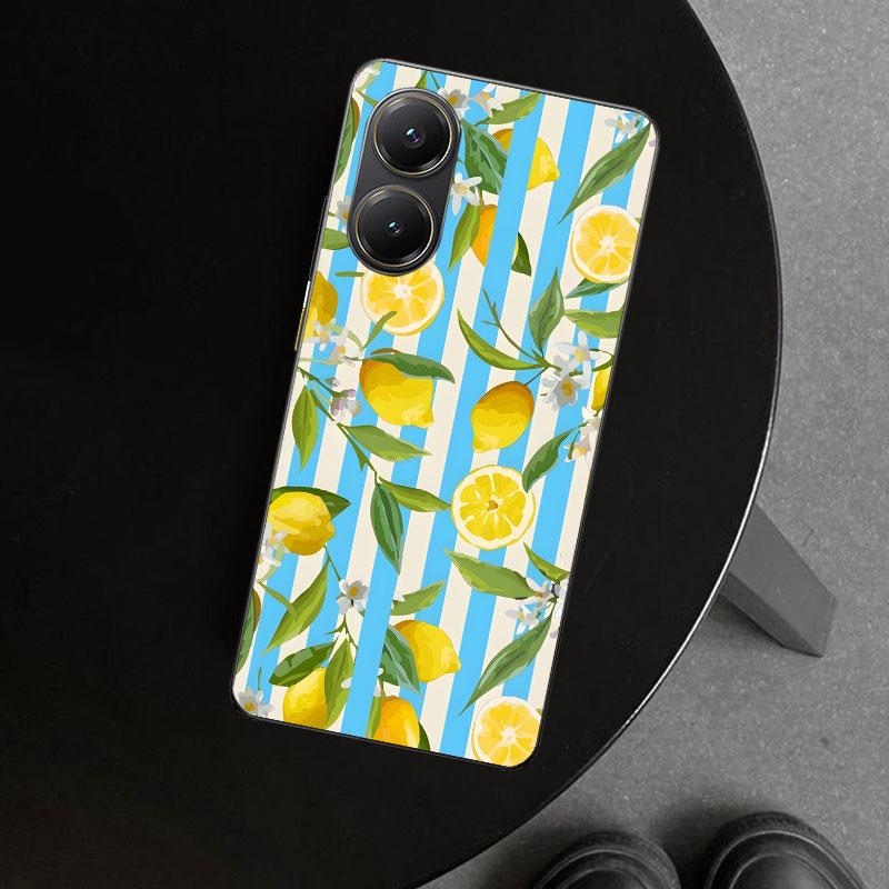 Citrus Limon Linnaeus Phone Case Cover for Xiaomi Poco X6 X5 X7 Pro F7 Ultra Redmi 15C 15 13C 13 12C 12 10C 10 10A 9C 9A 9T 9 Co