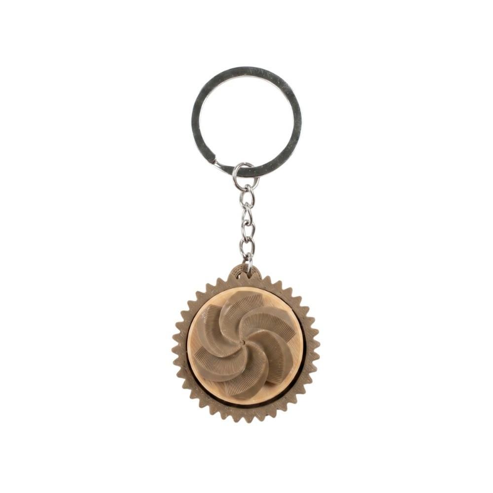 Simulation Finger Button Pendant 3D Printed Calming Keychain Foods Clicker Keychain Bag Pendant