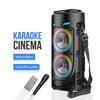 RGB Light Bluetooth Speaker Portable Dual Speaker Barrel Karaoke Outdoor Square Dance Wireless Audio
