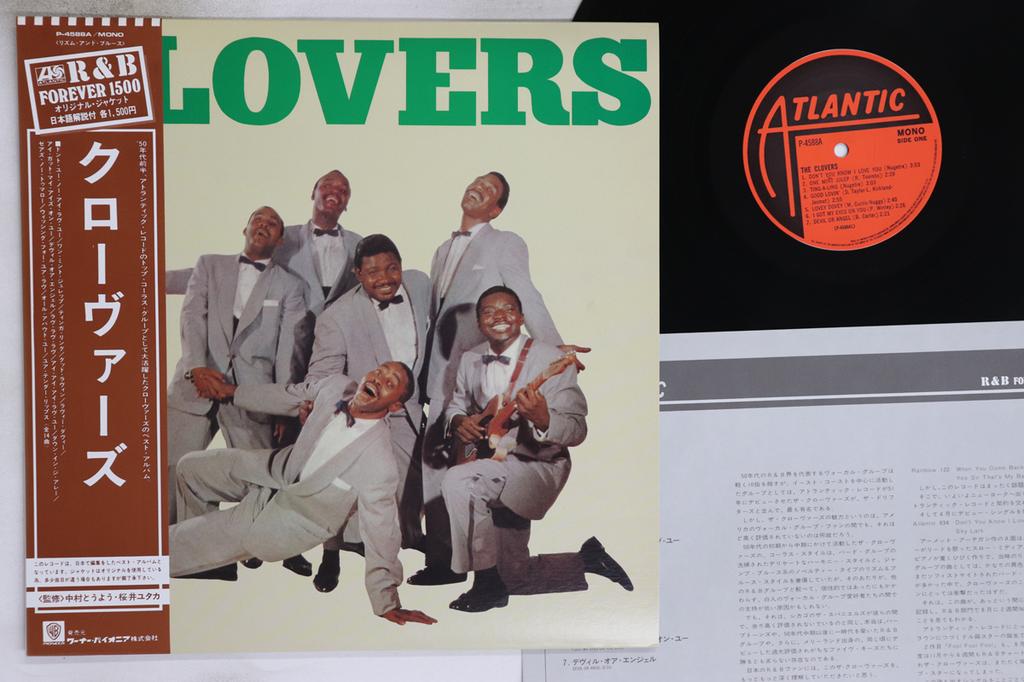 Виниловая пластинка CLOVERS Clovers P4588A ATLANTIC 1975 Япония Obi SoulFunk Б/у