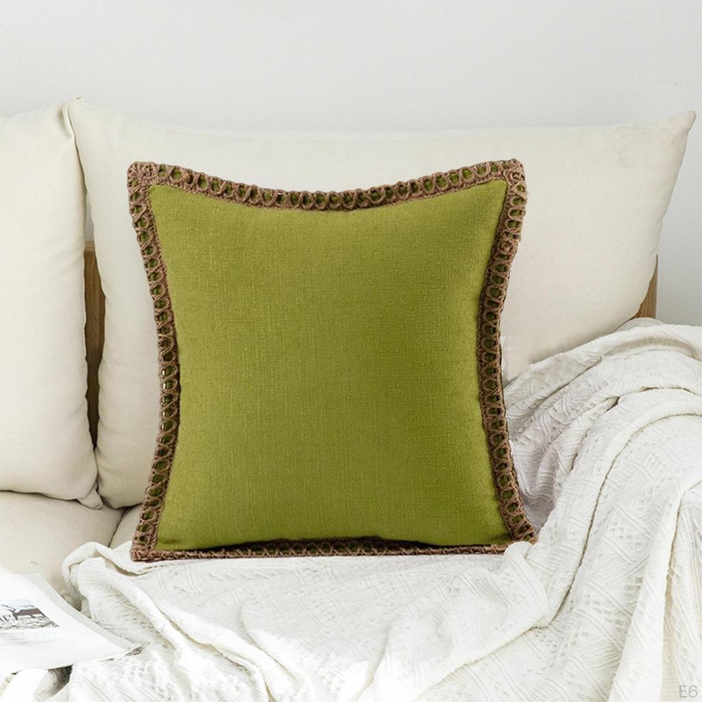 18x18in Throw Cover / Hidden Zipper Case, Cushion , for Sofa Bed Couch Decoration Gifts
