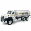 1/50 Scale Metal Scales City Die-casting Garbage Trucks, Large Toy Garbage Trucks, Oil Tankers and Toy Transport Vehicles with Rear Traction