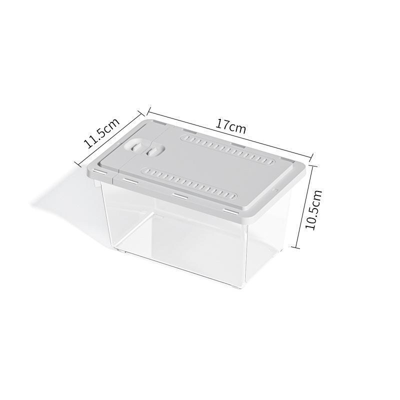Прозрачный настольный аквариум с черепахой и рыбками с крышкой для дома или гостиной