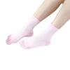 Носки из чистого хлопка, женские пятипалые носки на осень и зиму, хлопковые тонкие полосатые толстые носки до середины икры