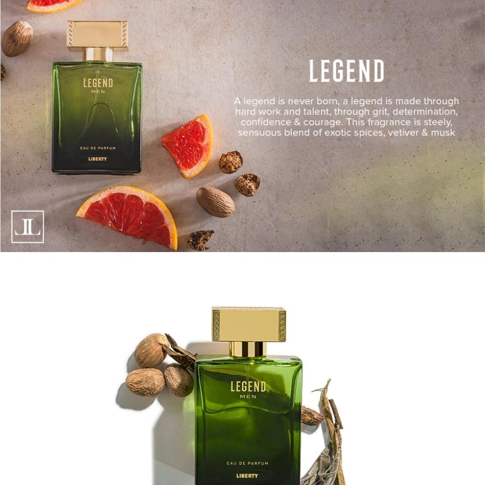 Мужские духи Liberty Luxury Legend (100 мл/3,4 унции), Парфюмированная вода (электронная обработка данных), Сделано во Франции, стойкий запах, восточные и древесные ноты.