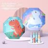 Fully Automatic Umbrella Creative Children's Cartoon Digital 8 Bone Three Fold Special Sun Umbrella