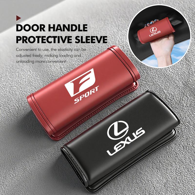Защитный чехол-рукоятка для автомобиля из ПУ-кожи, противоцарапающая накладка на ручку для Lexus F SPORT ES RX NX LS UX LM LX GX LC RZ IS CT GS RC HS