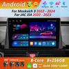 Android 14 For Moskvich 3 2022 - 2024 For JAC JS4 2020 - 2025 Car Radio Multimedia Player GPS Navi 4G WiFi HD Screen Auto Tools