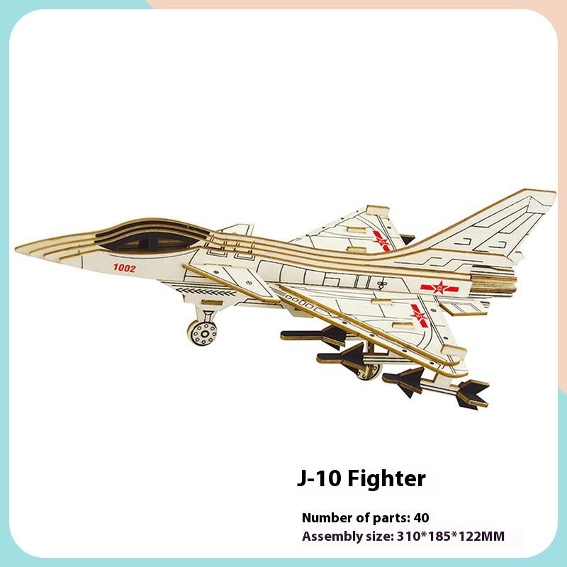 Моделирование Деревянная Игрушка Детская Самодельная Образовательная Сборка 3D Трехмерная Головоломка