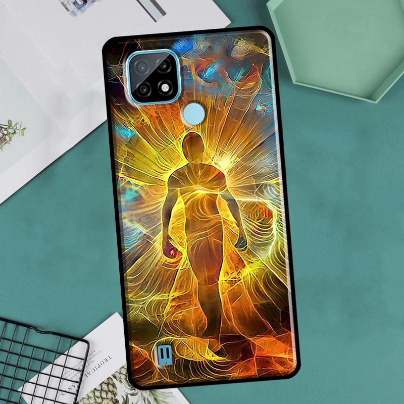 Mandala Chakra Insist Yoga Case For OnePlus Nord 2 9 10 Pro 9R 10R 8T Cover For Realme GT Master Neo 2 3 8i 9i 8 Pro