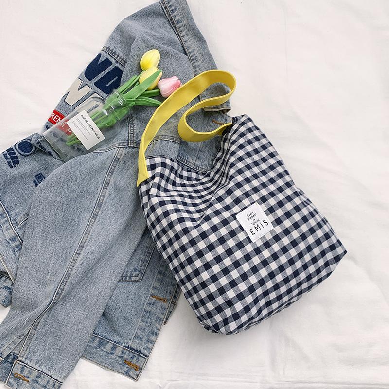 Холщовая сумка женская новая красивая и повседневная весенняя модная сумка на одно плечо для студентов колледжа литературная сумка для поездок на работу