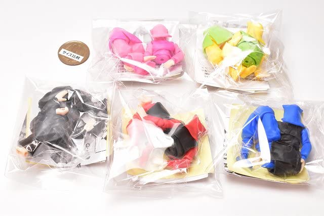 Полностью подвижная команда помощи Kurogo Five помогает в любой ситуации 5 типов Gacha Gacha Capsule Toy ver. [Набор (полный полный)]