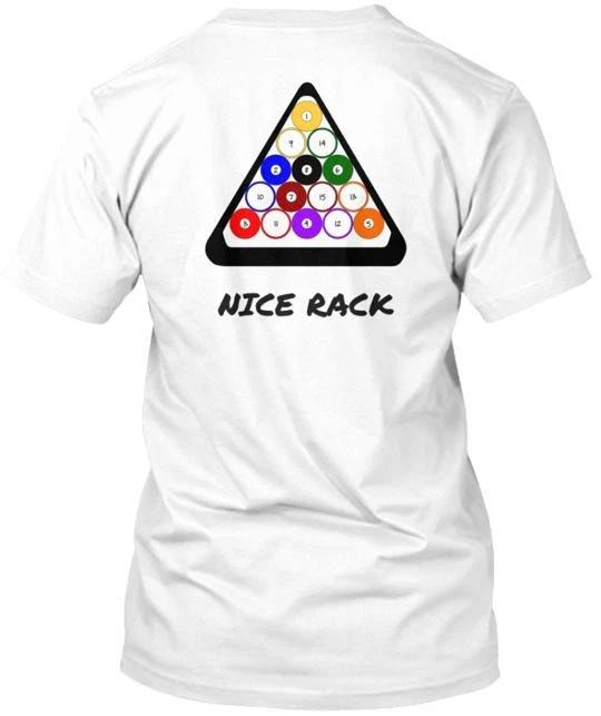 Классная футболка для бильярда Nice Rack Сделано в США Размеры от S до 5XL