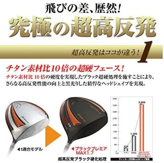 WORKS GOLF Ultra High Repulsion Driver Hyper Blade Gamma Black Premier MAX1.7 Tosho Shaft Long 47 дюймов 10,5 градусов R Праворукий