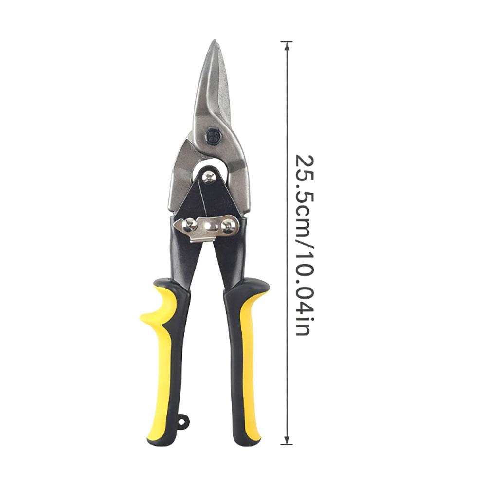 Многофункциональные промышленные авиационные ножницы, Защитная пряжка-замок против скольжения, Ножницы для листового металла и легкой стали, 250 мм