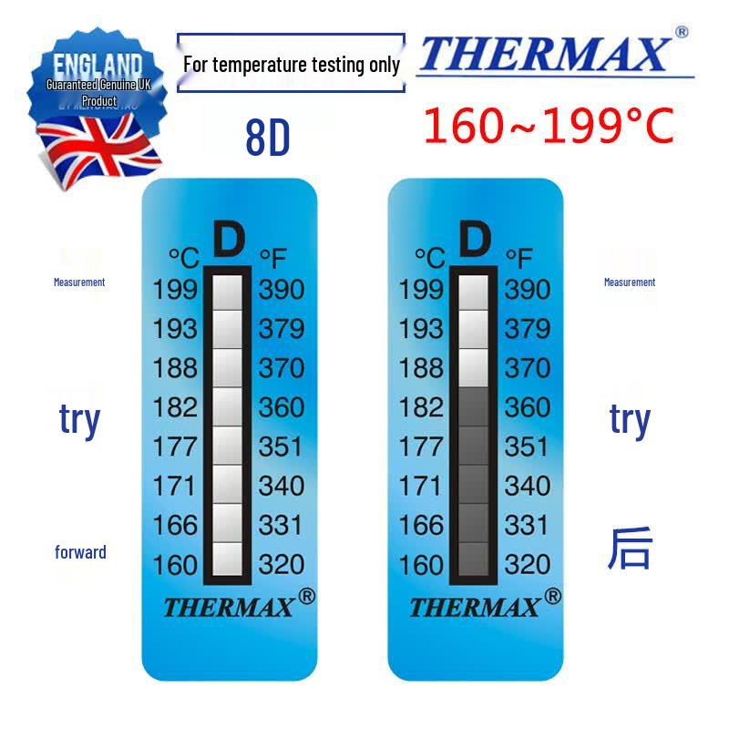 THERMAX UK Импортная лабораторная термобумага для тестирования температуры (Китайская версия)