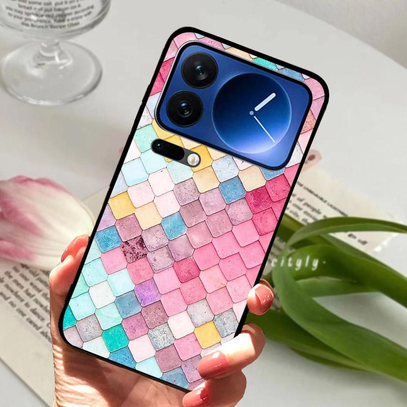 Чехол для Xiaomi Mi 17 Pro Max/17Pro Модный Ударопрочный Защитный Задний Чехол Для Xiaomi 17 ProMax Мягкий ТПУ Силиконовый Чехол для Телефона