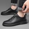 Мужская кожаная обувь в винтажном стиле, удобная мужская повседневная обувь, новый дизайн, мужские кроссовки, дышащая обувь для отдыха и прогулок, кроссовки