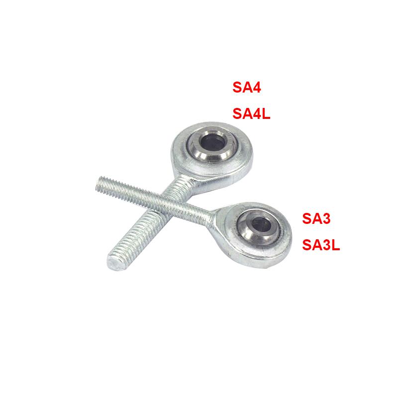 3mm-16mm Fish Eye Rod End Joint Bearing Right or Left Hand Male Thread Spherical Bearing SA3-SA16 SAL3-SAL16