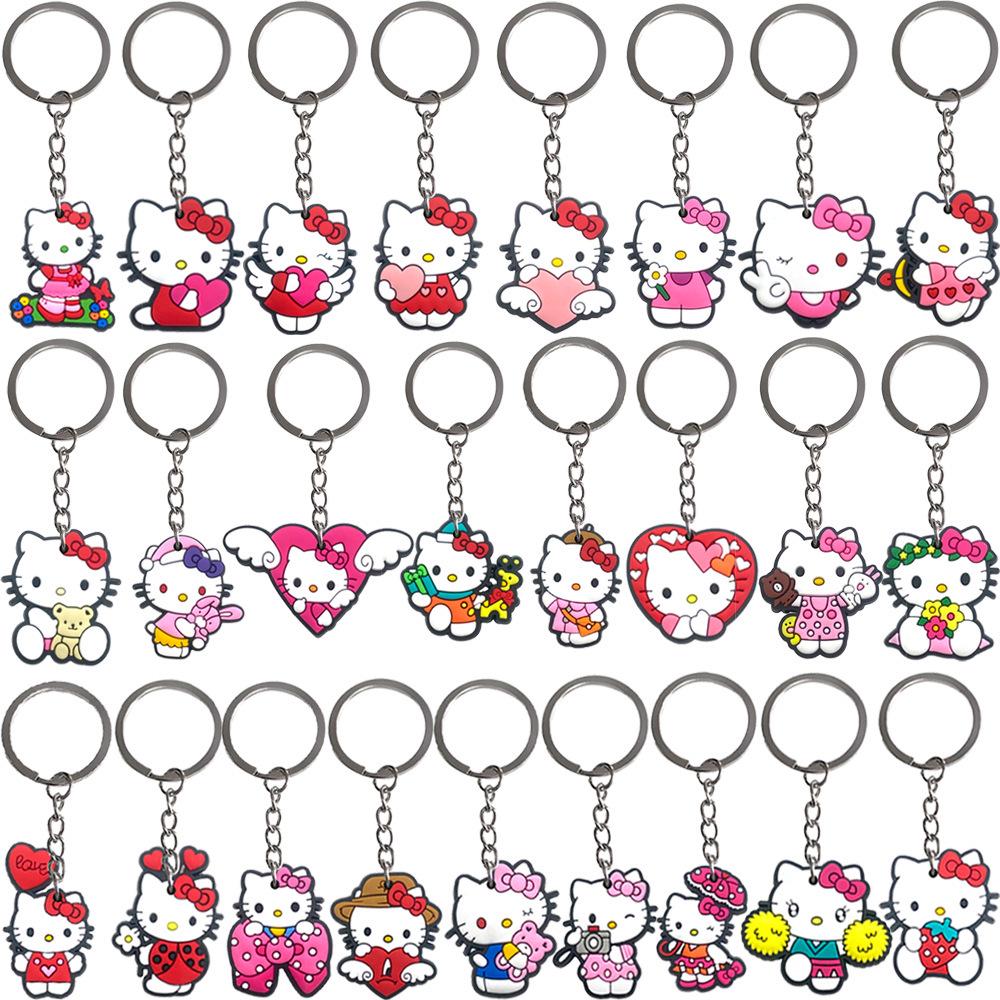 Брелок HelloKitty Мягкий резиновый кулон - Маленький подарочный аксессуар