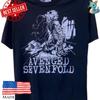 Avenged Sevenfold Повторный выпуск Графическая футболка Город Зла 20-й год Футболка группы Унисекс