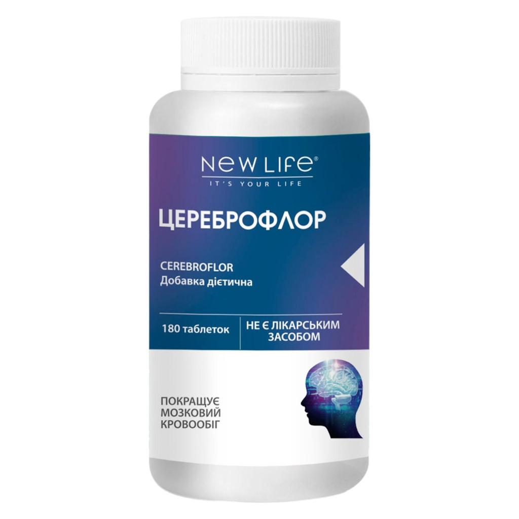 Cerebroflor New Life Dietary Supplement (Improvement of Cerebral Circulation, Memory, Attention)