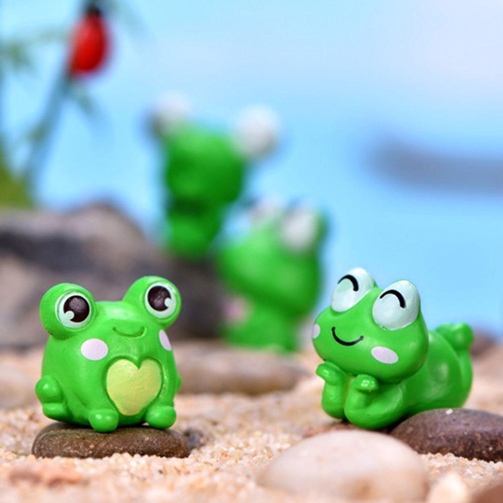 Figures Decor Dollhouse Accessories Fairy Miniature Frogs Micro Landscape Mini Statue Frog Ornament