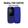 Нокиа 105(2019) Модный телефон с двумя SIM-картами, дисплеем 1,77 дюйма, памятью 4 МБ, фонариком, радио FM