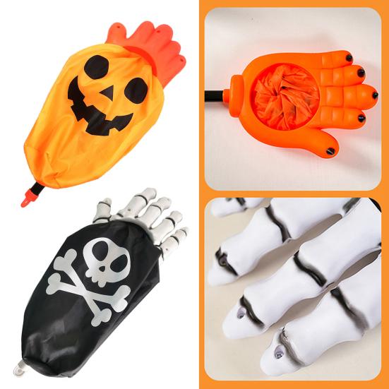 Сумка для сладостей на Хэллоуин, сумка для хранения конфет в форме ладони, многоразовый держатель для сладостей на Хэллоуин, аксессуары для вечеринок