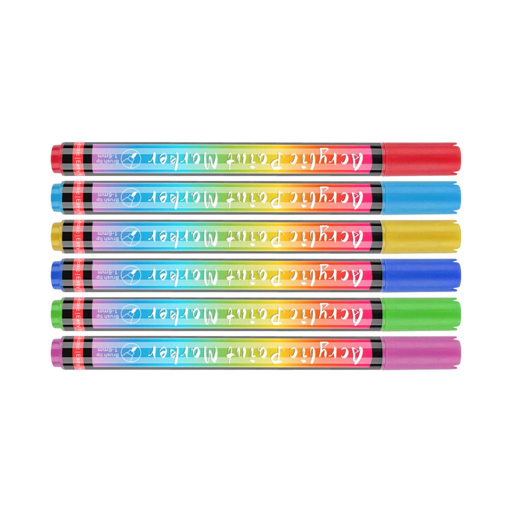 6 шт. Ручки для лака для ногтей для домашних животных, быстросохнущие, безопасные, без запаха, для стильного нейл-арта для собак, для дома и салонов для домашних животных