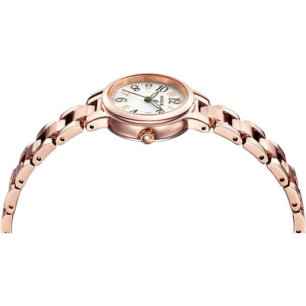 Citizen Женщины KH4-963-13 ( Смотреть wicca Solar-Tech) Круглые часы из нержавеющей стали, золотые, аналоговые