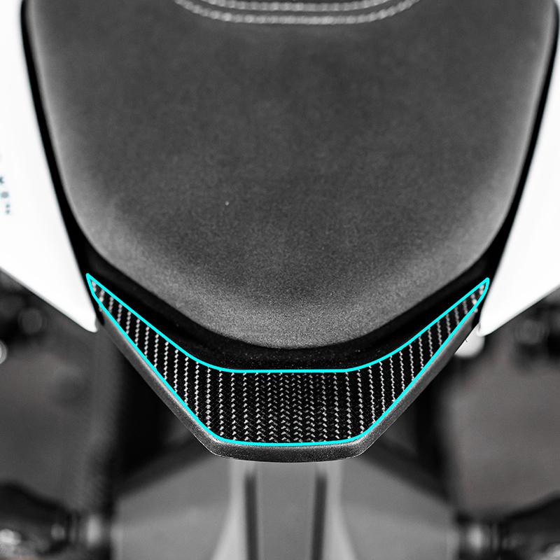 Для мотоциклов CFMOTO 250SR/300SR 2023 Декоративные защитные наклейки из углеродного волокна Аксессуары для мотоцикла Наклейки для модификации пластиковых зон