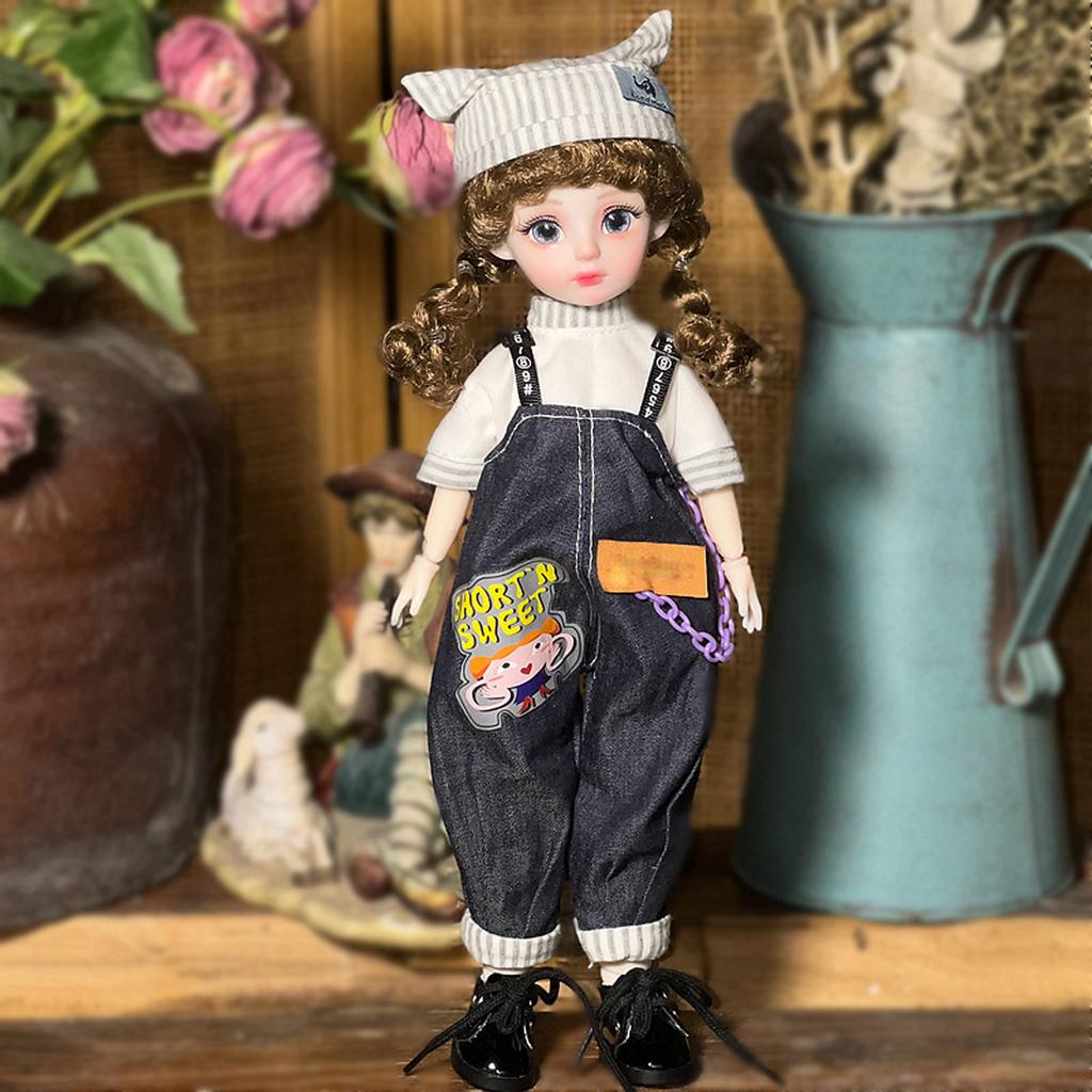 Платье для куклы Лоли Полный набор куклы с 20 шарнирами и расписанным вручную макияжем губ