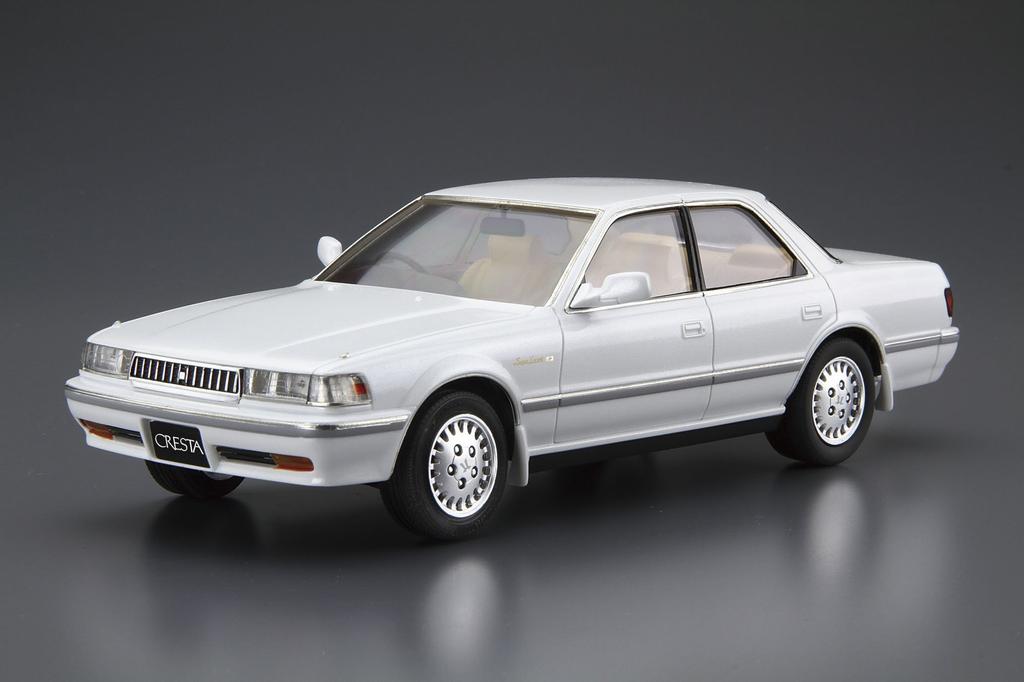 Aoshima Bunka Kyozai Масштаб Серия моделей автомобилей 81 Toyota JZX81 Cresta Super Lucent G 1990 Пластиковая модель (АОСИМА) 1/24 Нет. 2.5